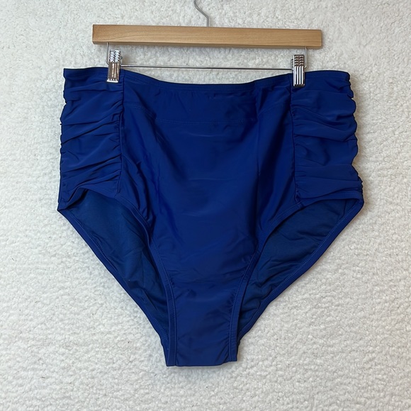 NWT Heat Womens Swimwear Tiki Beach Tankini High Waisted Two Piece Swimsuit 22W - Picture 9 of 13